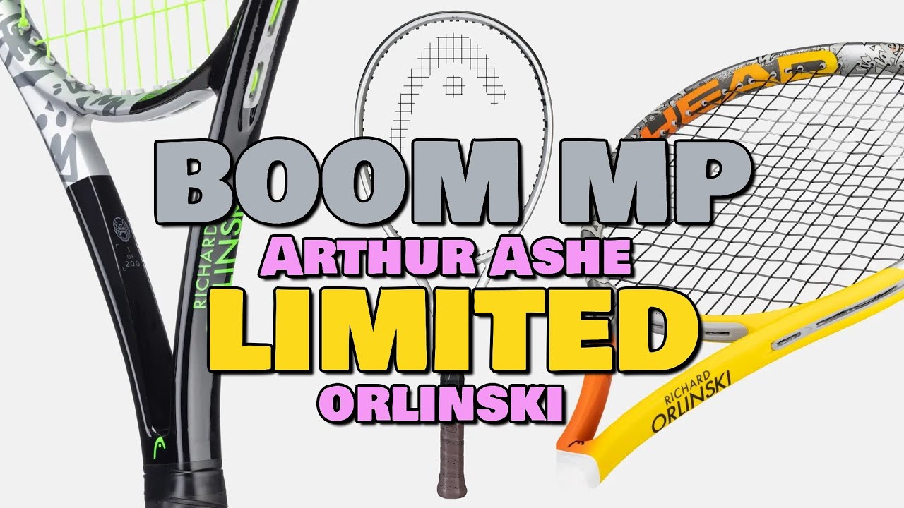 New Head Boom MP Arthur Ashe & Richard Orlinski Limited Designs For Passionate Racquet Collectors
